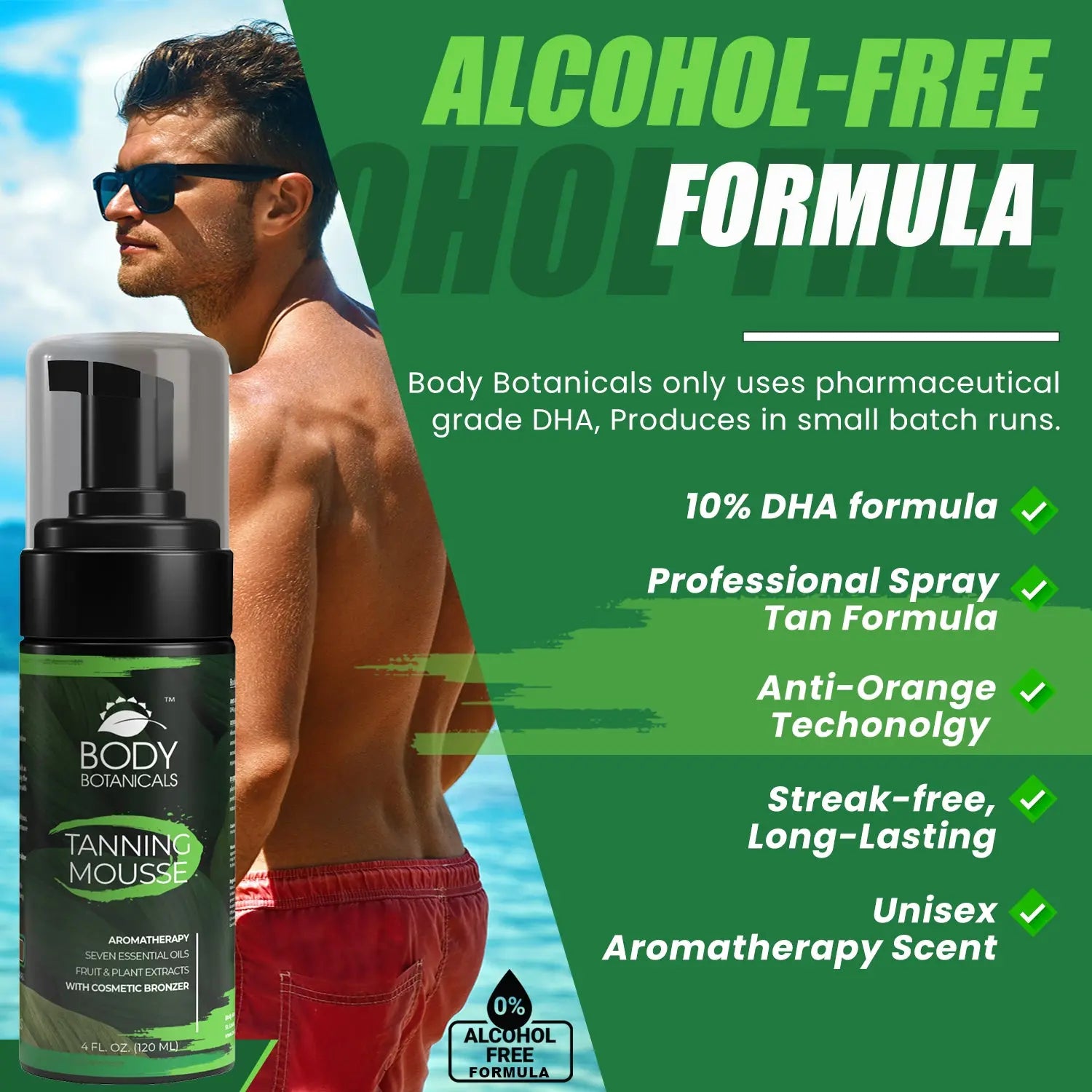 Body Botanicals Organic Professional Formula Sunless Tanning Mousse Body Botanicals